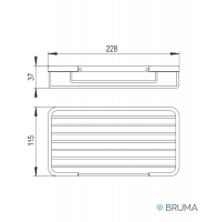 MEDIDAS JABONERA BAÑO DUCHA BRUMA